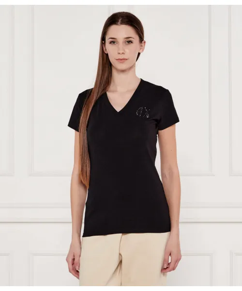 

Футболка Slim fit Armani Exchange, черный