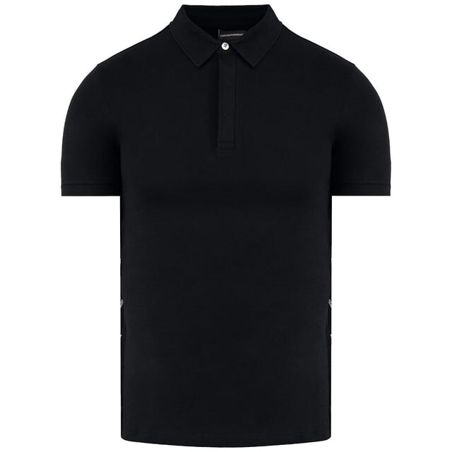 

Мужская рубашка-поло Emporio черная Armani, черный
