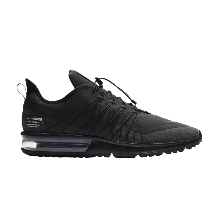 

Кроссовки Nike Air Max Sequent 4 Utility 'Black Anthracite', черный