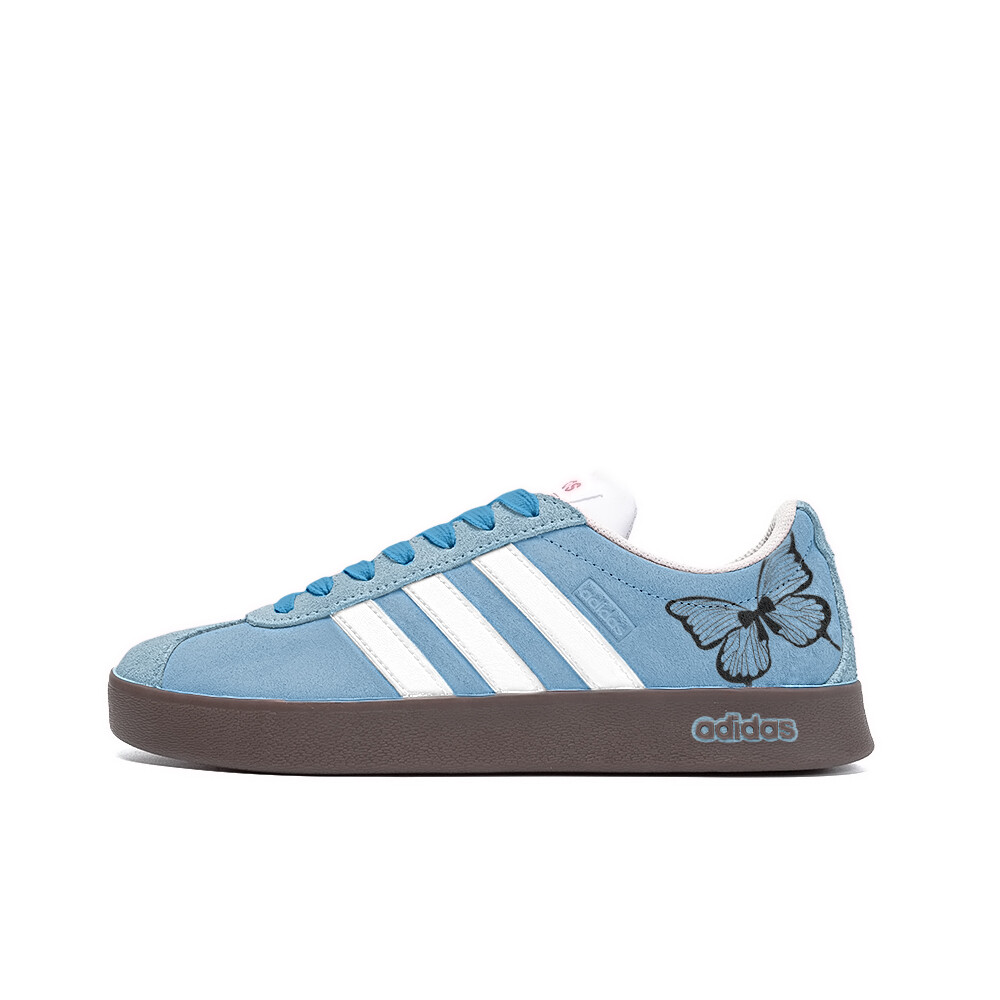 

Кроссовки adidas neo Skateboarding Shoes Unisex Low-top Blue/white/brown, голубой, Синий, Кроссовки adidas neo Skateboarding Shoes Unisex Low-top Blue/white/brown, голубой