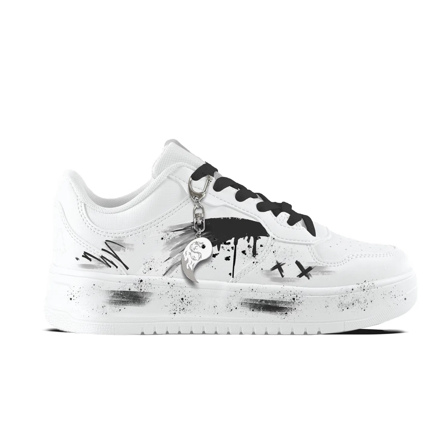 Кроссовки скейтерские Ink Splatter ANTA White — фото 3