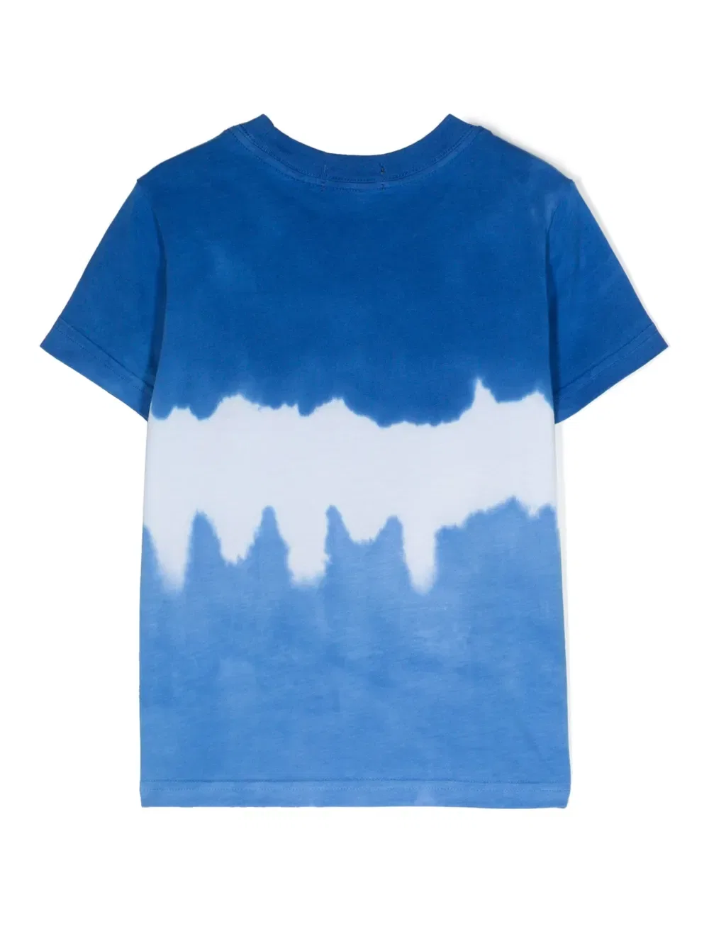 Футболка с принтом логотипа в технике тай-дай Polo Ralph Lauren Kids, синий — фото 2