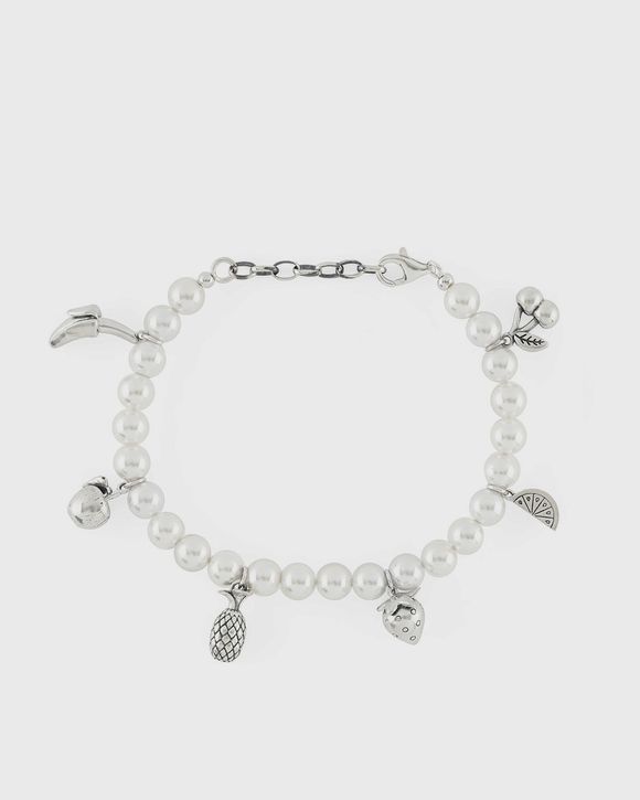 

Браслет Serge Denimes Pearl Charm Bracelet, цвет 925 sterling silver