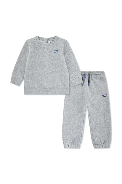Детский спортивный костюм HOODIE & JOGGER SET Levi's, серый