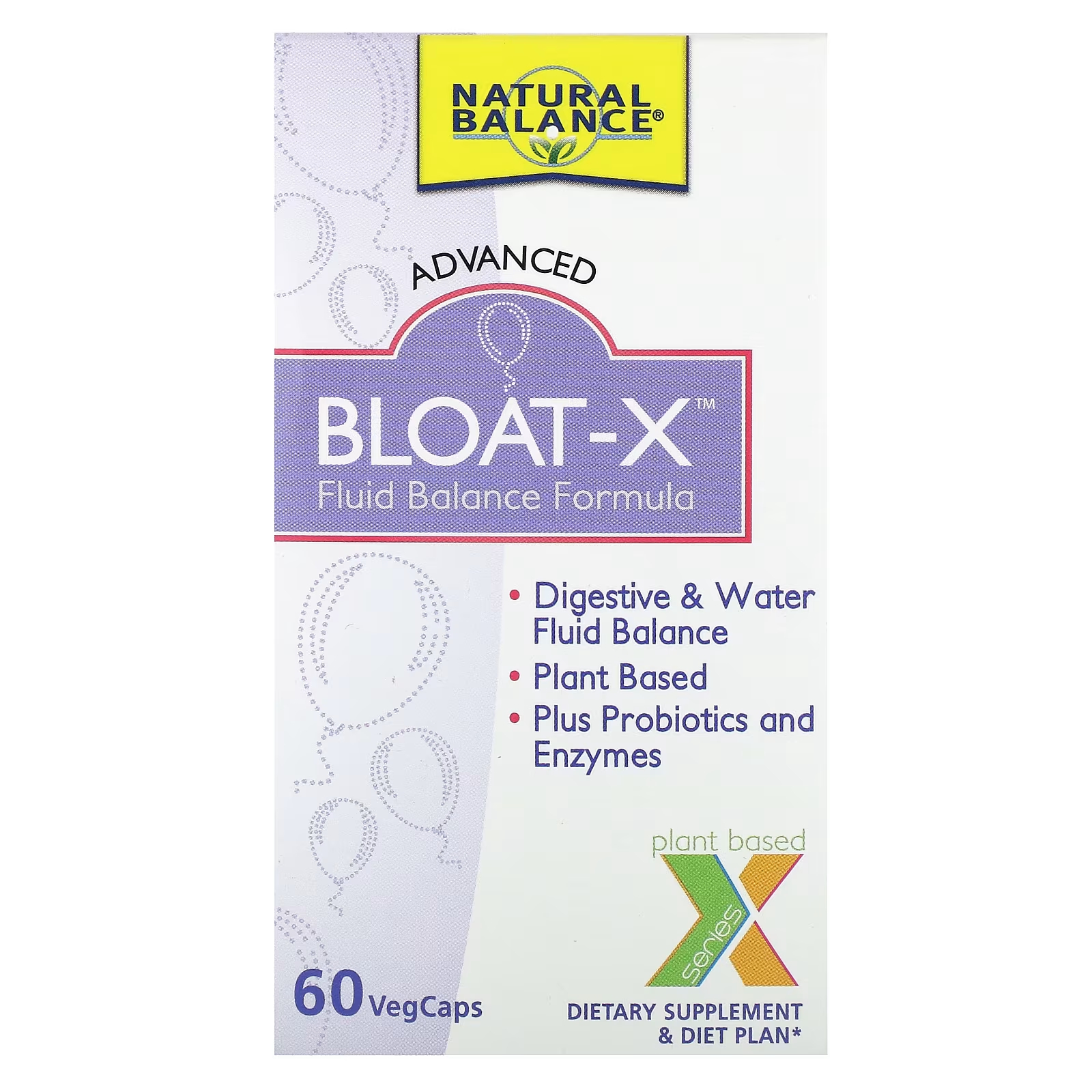 

Формула баланса жидкости Natural Balance Bloat-X, 60 растительных капсул