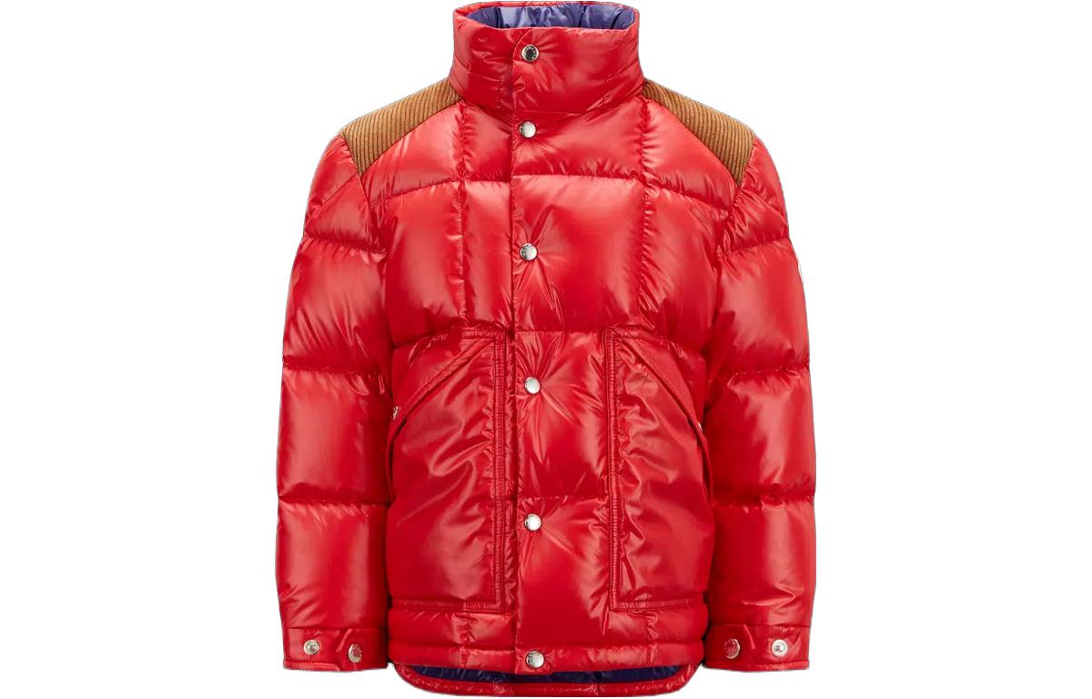 

Детская утепленная куртка Moncler, красная