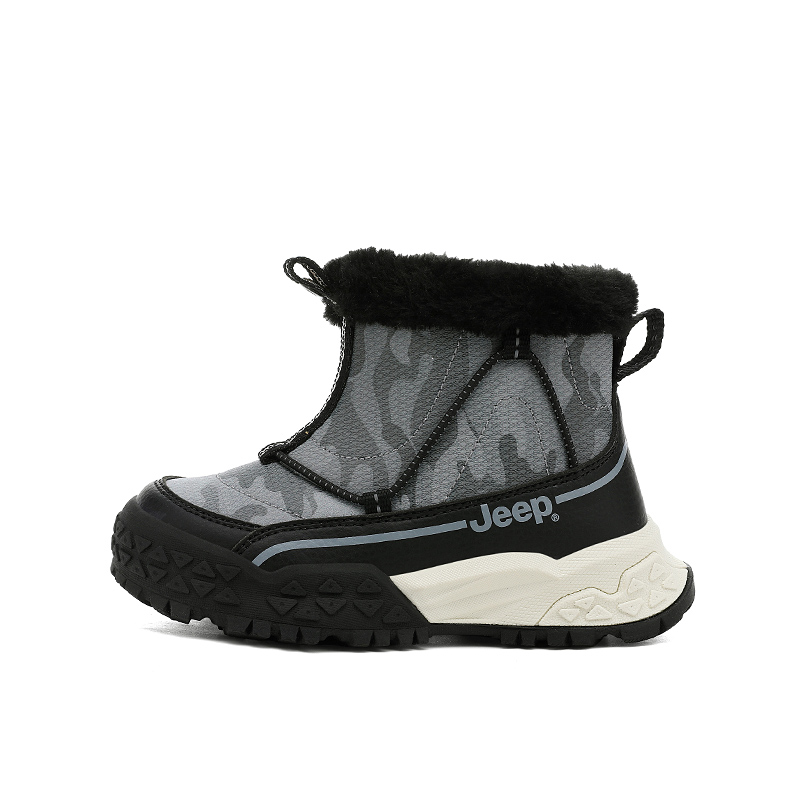 Детские зимние сапоги Kids Jeep, snowflake розовый/orchid фиолетовый[thickened and fleece-lined-warm lock temperature] — фото 3