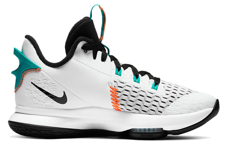 Баскетбольные кроссовки Nike Witness 5 унисекс, Белый — фото 2
