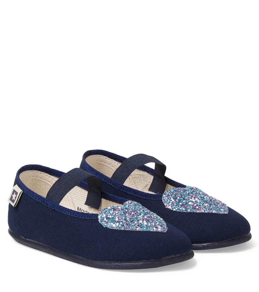 Балетки с украшениями Bonton, синий