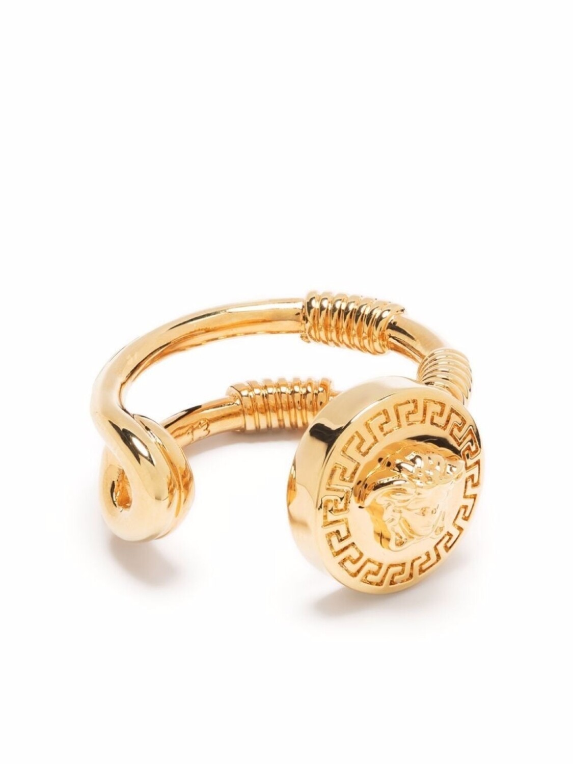 

Кольцо с декором Safety-Pin Versace, золотой