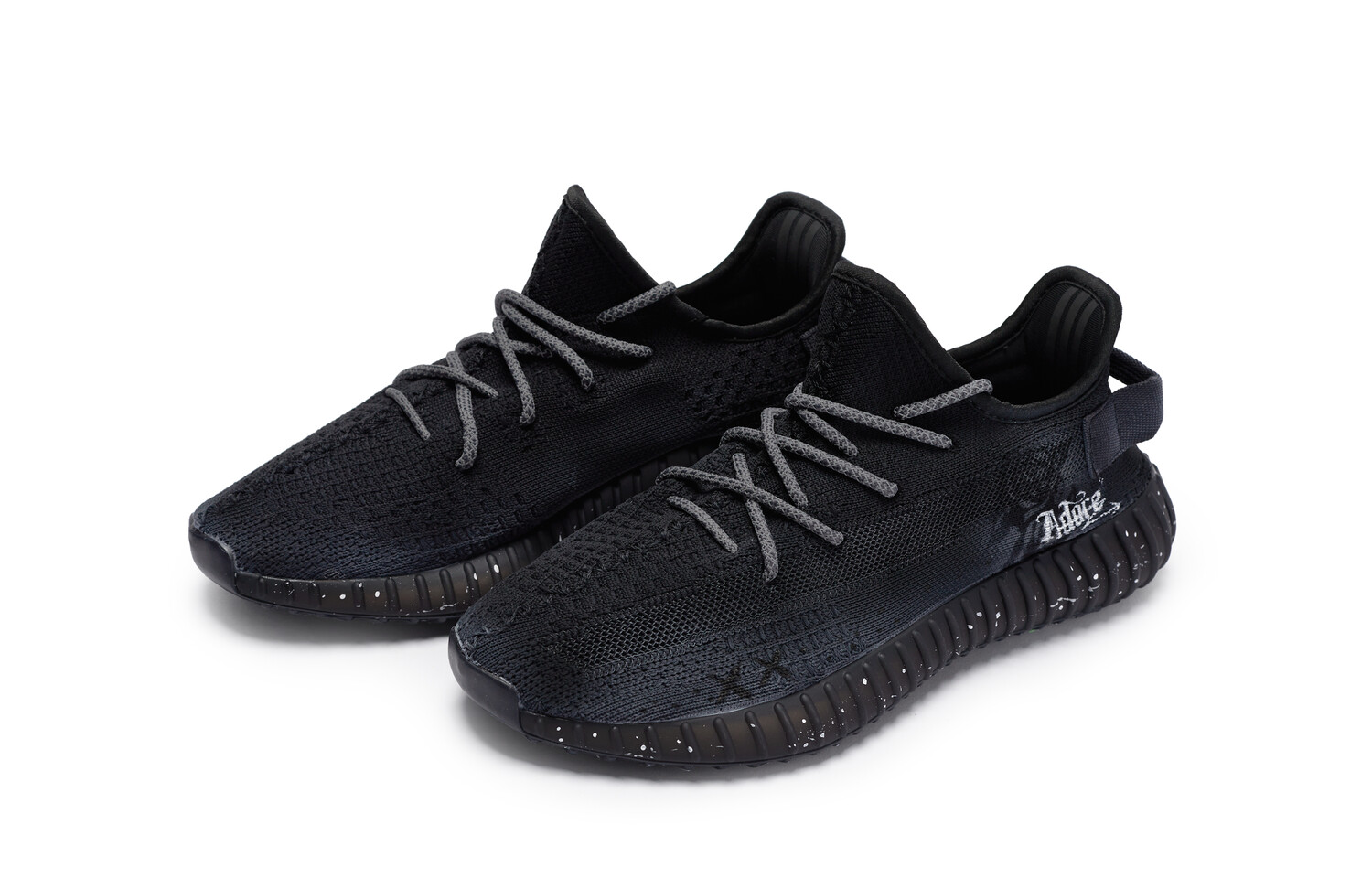 Кроссовки adidas originals Yeezy Boost 350 V2 Lifestyle Shoes Unisex Low-top White, черный/белый — фото 3