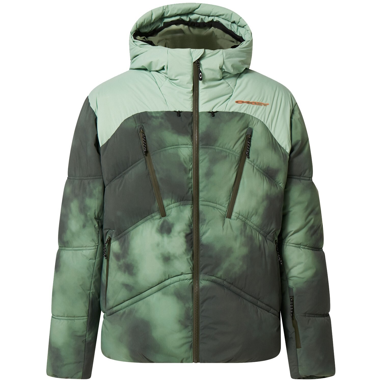 

Куртка Oakley TC Rykkinn, цвет Green Clouds Print