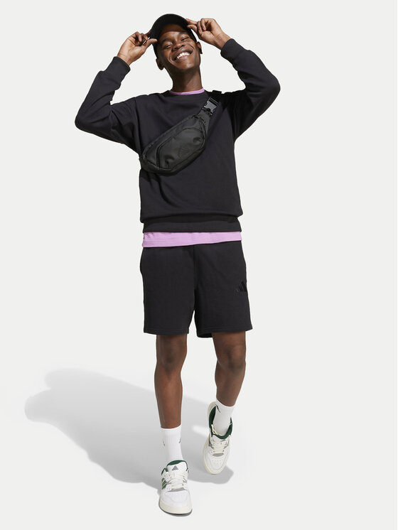 Свитшот loose fit ALL SZN French Terry IX1261 Adidas, черный — фото 2