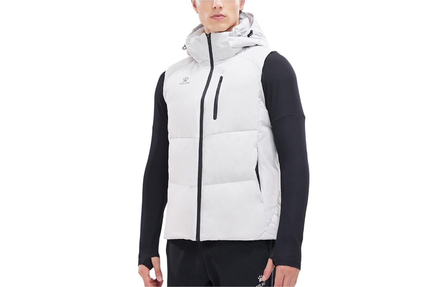 

Жилет мужской Kelme, цвет Agate Black