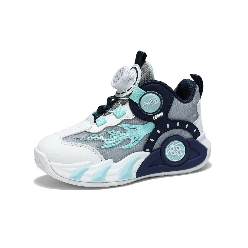 

Детские баскетбольные кроссовки для детей FCMM, белый/синий