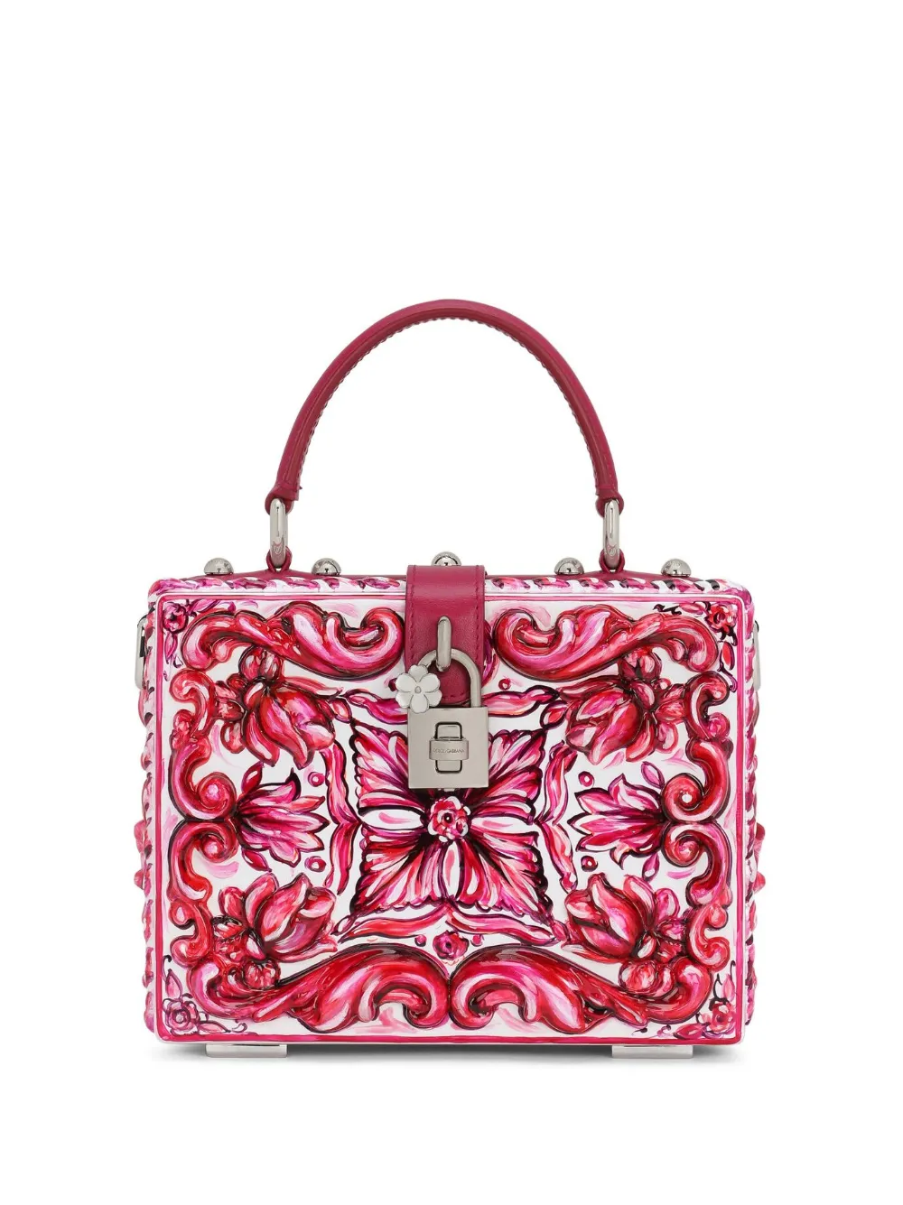 

Сумка на плечо Dolce Box с принтом Majolica DOLCE & GABBANA, розовый