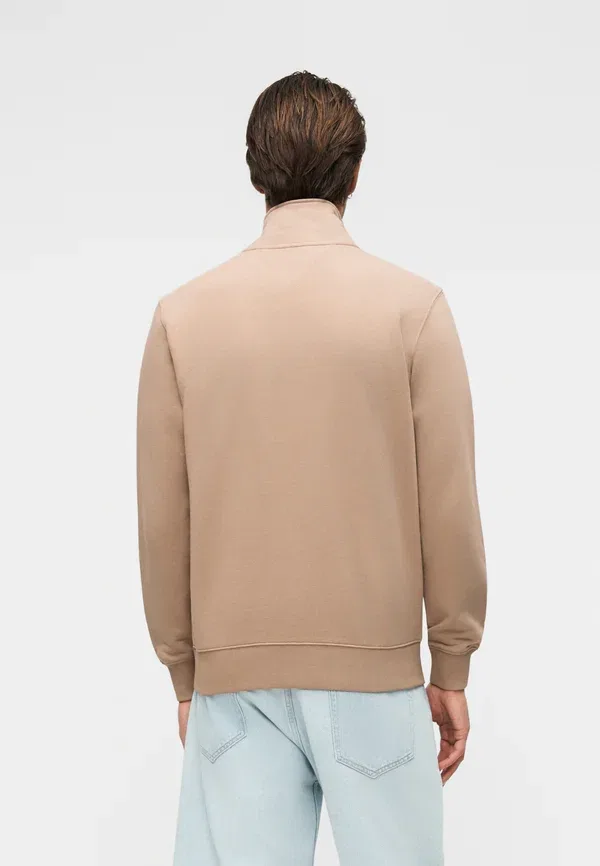 Толстовка Essential zip core sweatshirt Tommy Hilfiger, батик хаки — фото 3
