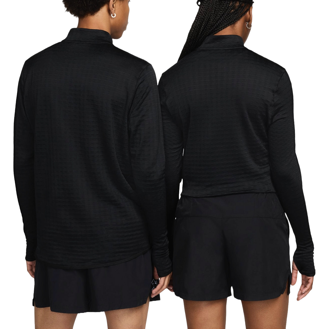 Спортивный топ Nike x Patta Running Team Half-Zip Long Sleeve Top 'Black' FJ3069-010, черный — фото 2