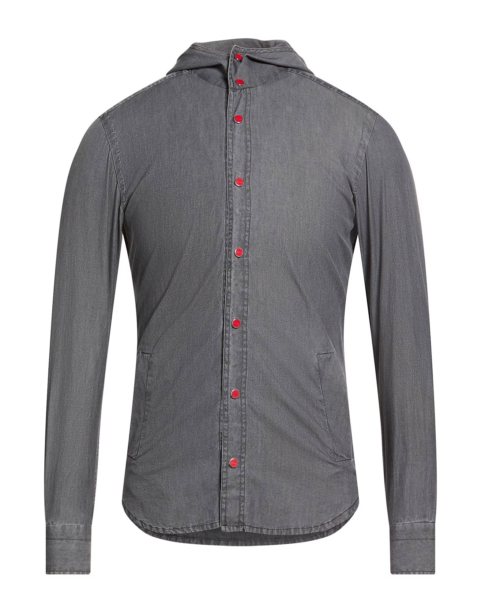 

Джинсовая рубашка Kiton, тёмно-серый