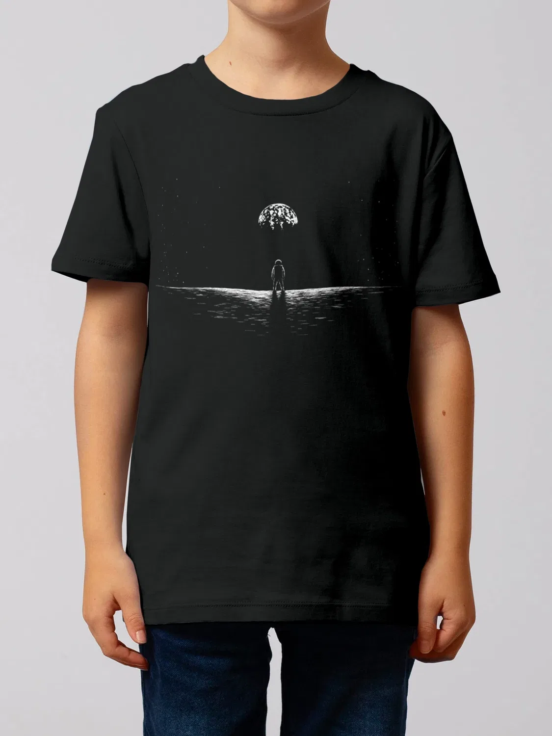 Футболка из органического хлопка Wat? Apparel, черный