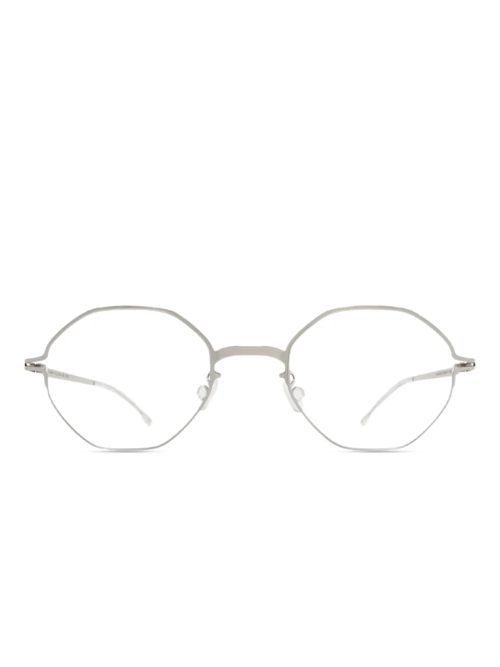 

Очки в геометричной оправе Mykita, серый