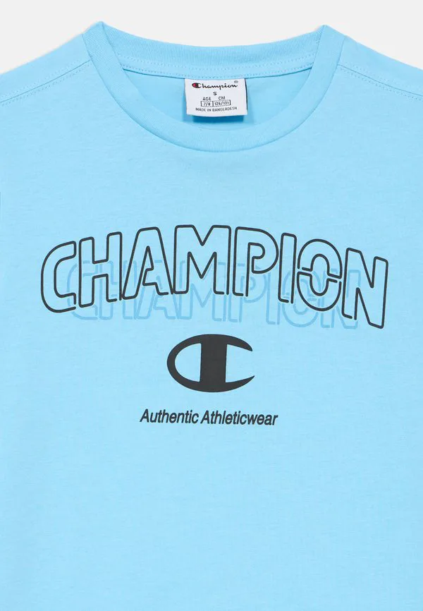 Футболка с графическим принтом Champion, Blue — фото 3