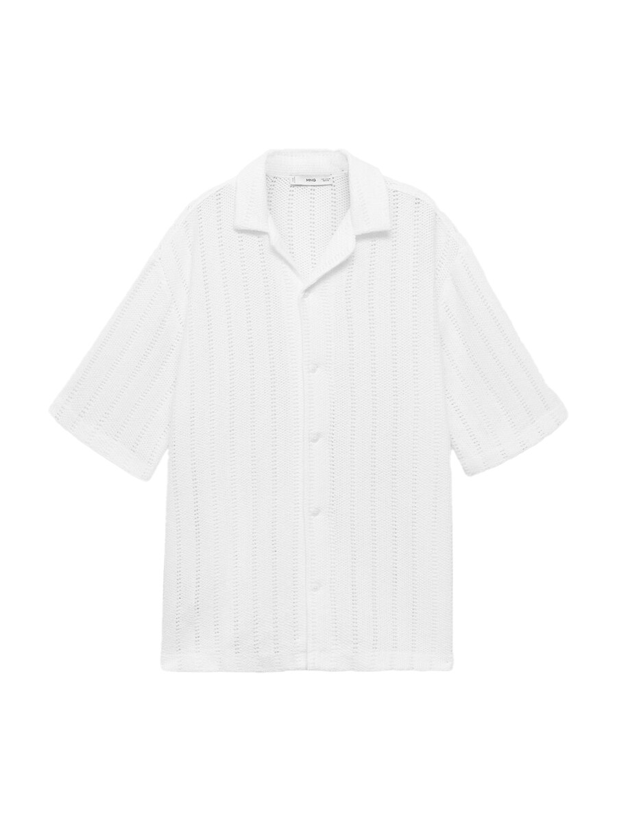 

Рубашка на пуговицах классического кроя MANGO MAN MARTI, White