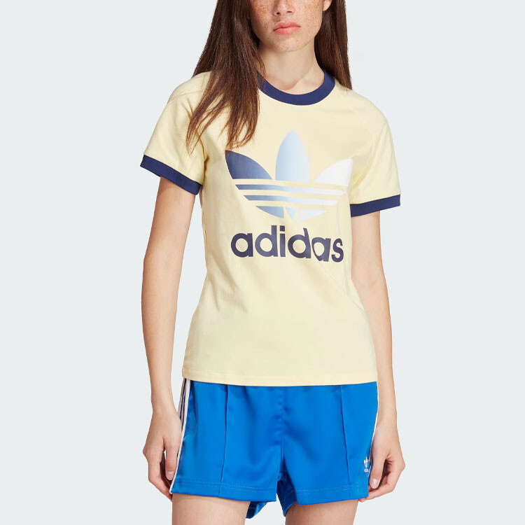 Футболка женская желтая Adidas Originals — фото 2