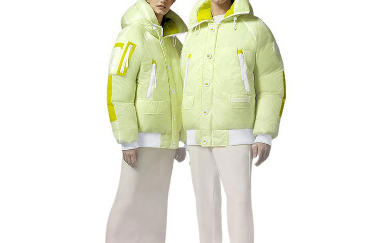 

Пуховик унисекс светло-желтый Canada Goose