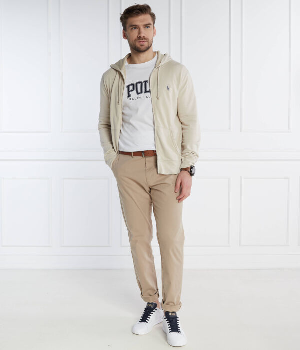 Толстовка мужская Polo Ralph Lauren с капюшоном на молнии, бежевый — фото 2