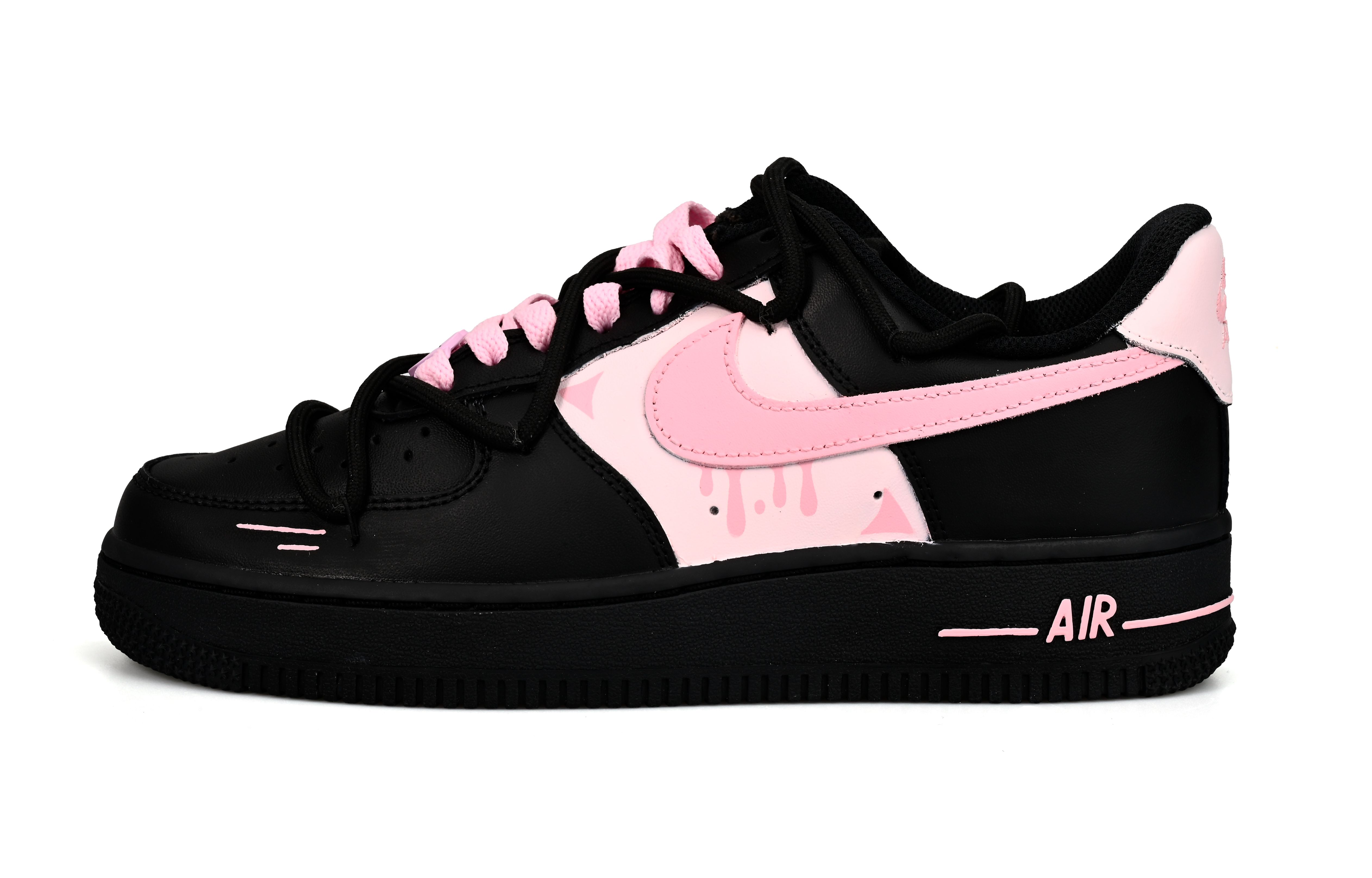 

Кроссовки Air Force 1 с амортизацией, противоскользящие, износостойкие, дышащие, низкие, для детей и подростков Nike, черный