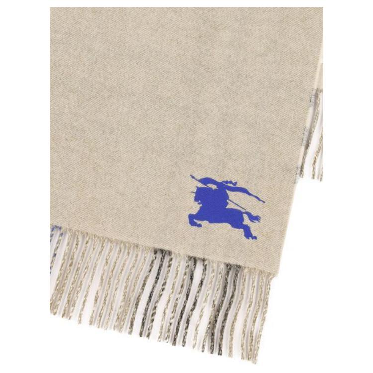 Ekd Motif Vintage Check Fringed Scarf Burberry — фото 2