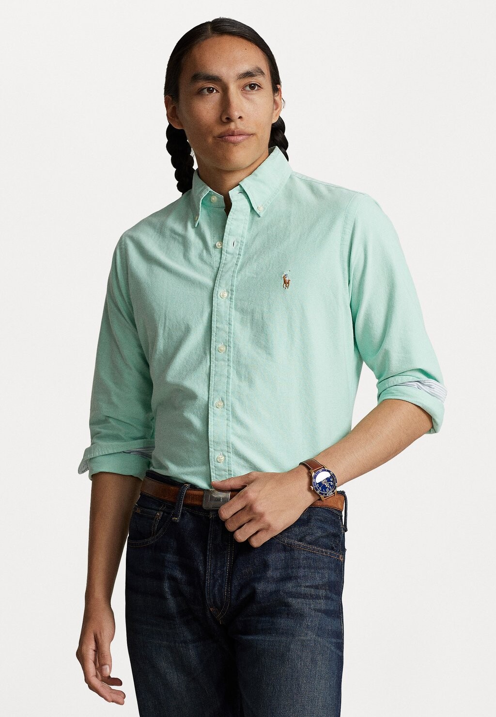 

Рубашка Long Sleeve Sport Shirt Polo Ralph Lauren, цвет classic kelly, Зеленый, Рубашка Long Sleeve Sport Shirt Polo Ralph Lauren, цвет classic kelly