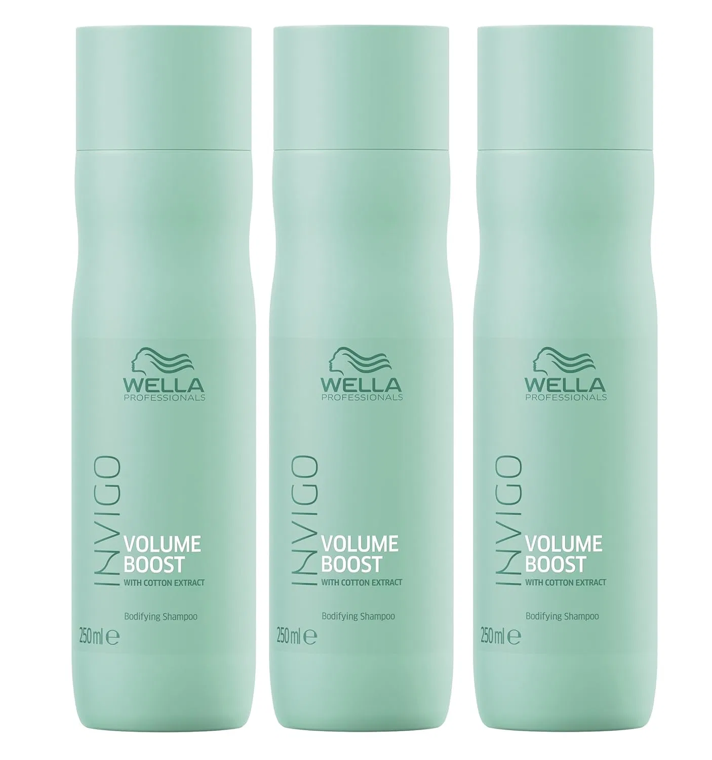 Шампунь Invigo WELLA Professionals Volume Boost Bodyfying с экстрактом хлопка, 250 мл (набор из 3 шт.) Wella Professionals