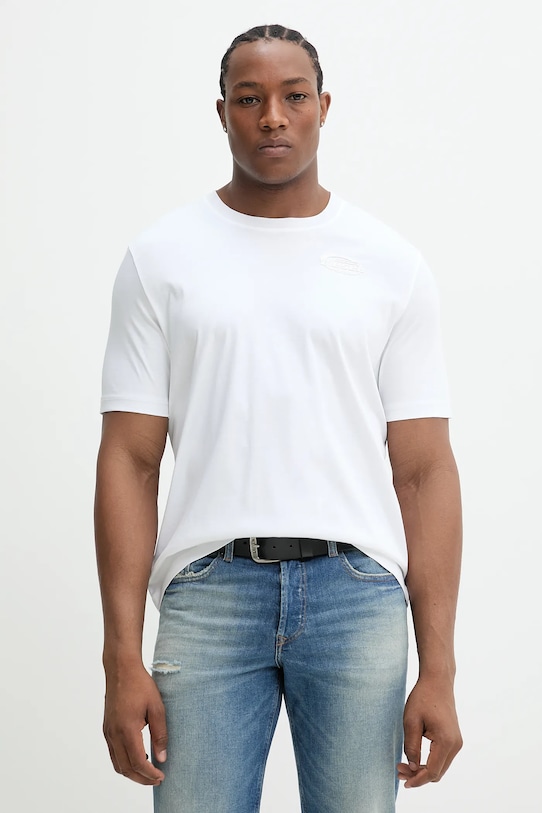 

Хлопковая футболка T-MADJUST-R2 T-SHIRT Diesel, белый