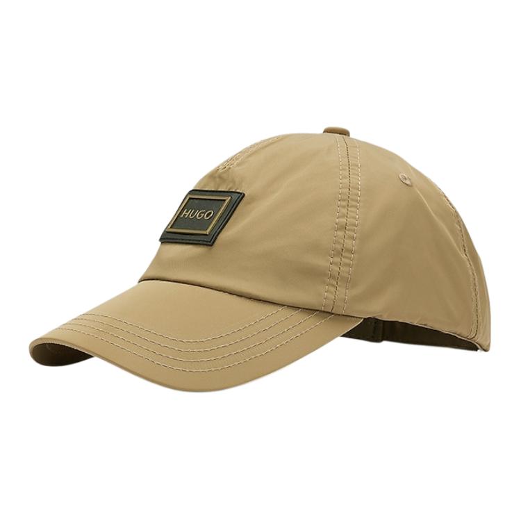 

Полиамидная бейсболка мужская коричневая HUGO BOSS