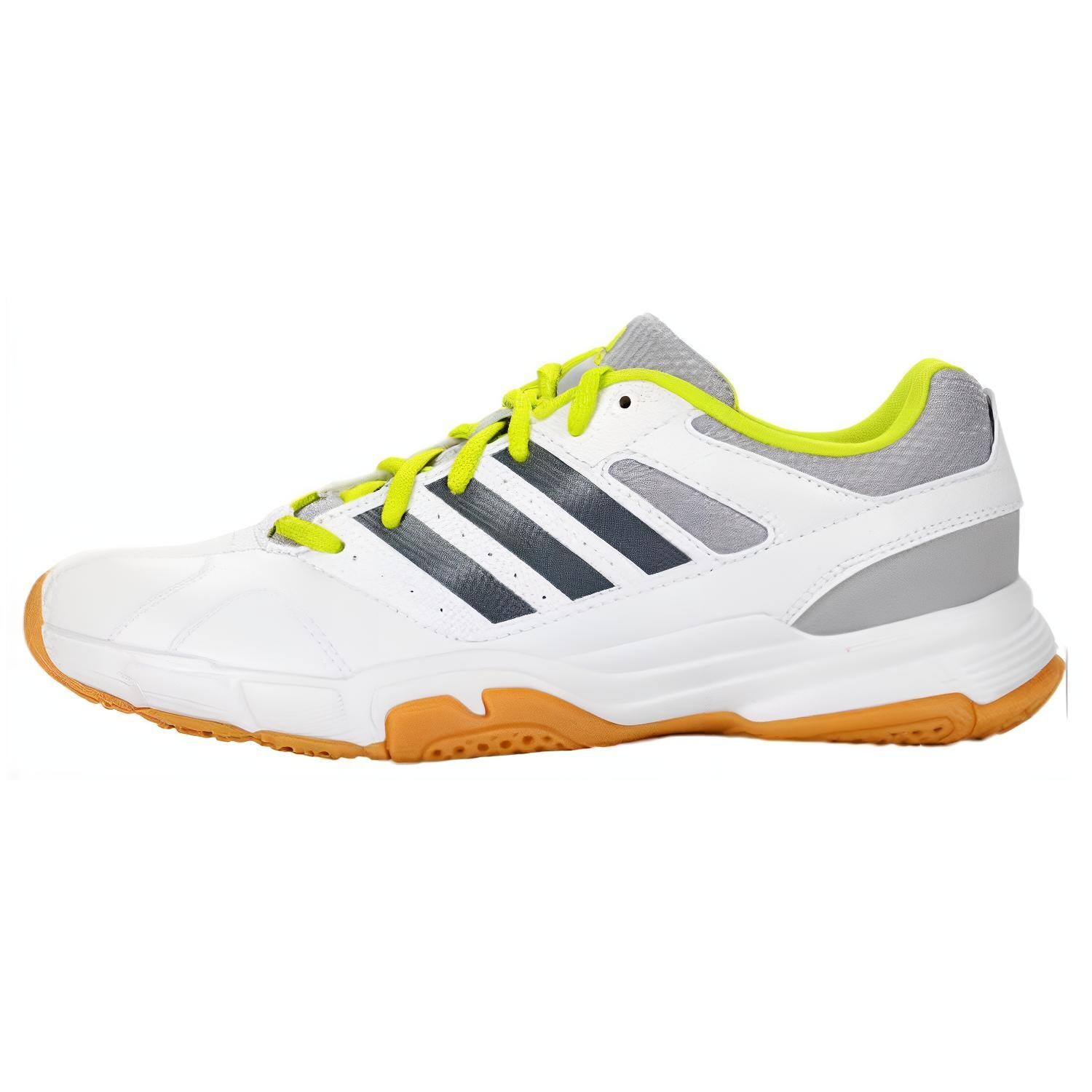 

Кроссовки для бадминтона Quick Force 3 унисекс с низким верхом, белые/зеленые Adidas