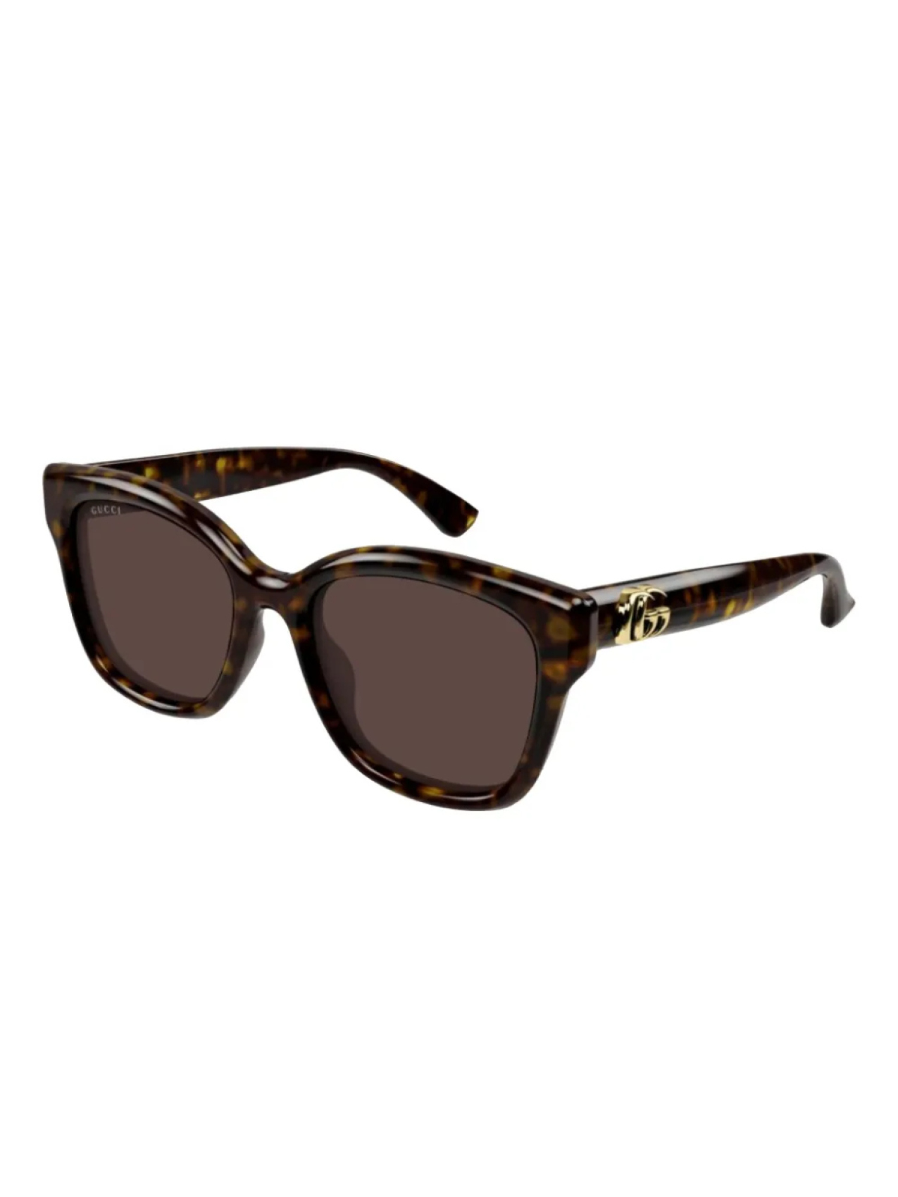 Солнцезащитные очки в квадратной оправе Gucci Eyewear, коричневый — фото 2