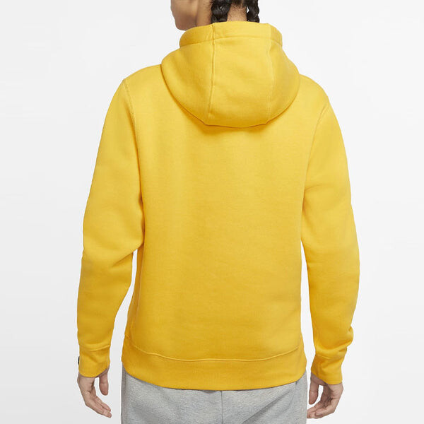 Толстовка Nike Sportswear Just Do It Hat For Men Gold, желтый — фото 4