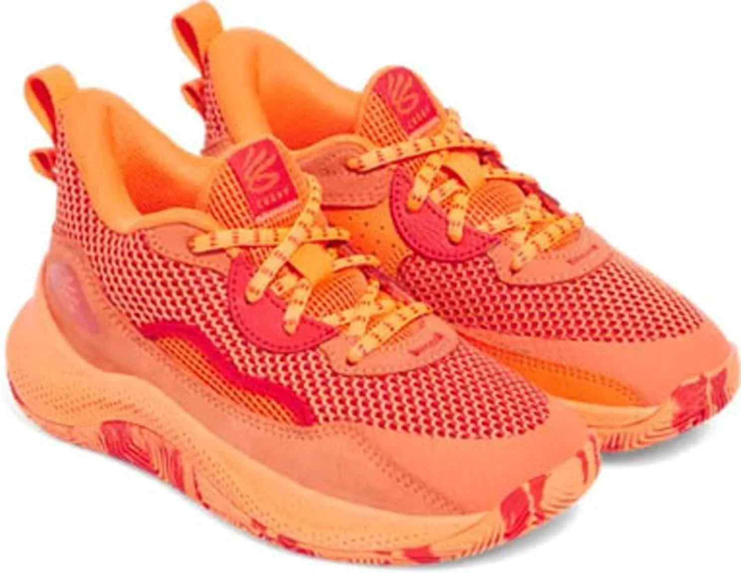 Under Armour Unisex-Child Pre School Curry 3z 24 Suede, красный — фото 4