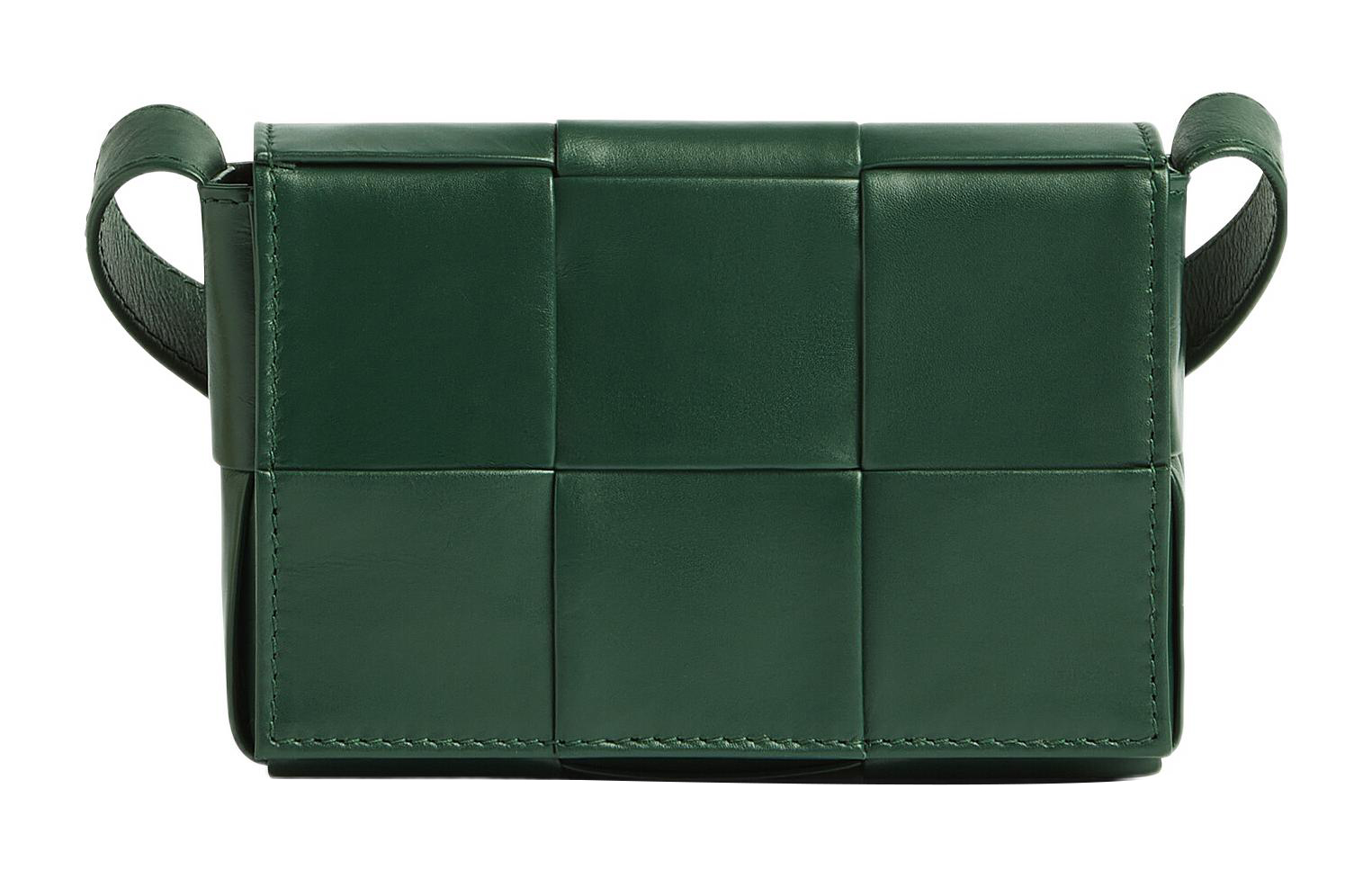 

Bottega Veneta Кожаный кассетный мини-рюкзак через плечо мужской дождевого дерева зеленый
