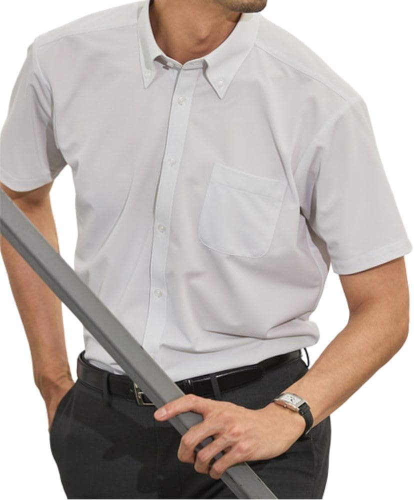 

Мужская деловая рубашка-поло с коротким рукавом ORIHICA (с застежкой спереди), гладкая и приятная на ощупь/для деловых встреч/бизнеса/повседневного стиля/спорта/гольфа, серый