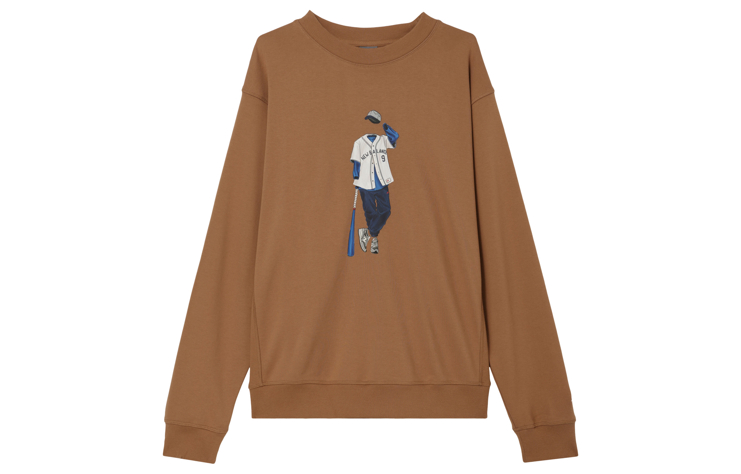 

Спортивная толстовка в стиле атлетики New Balance, Умбра