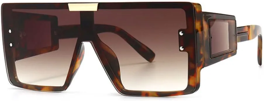 

Солнцезащитные очки-маска с козырьком для женщин и мужчин, большие ветрозащитные панк-очки, защитные очки в крупной оправе, спортивные очки UV400 generic, Leopard