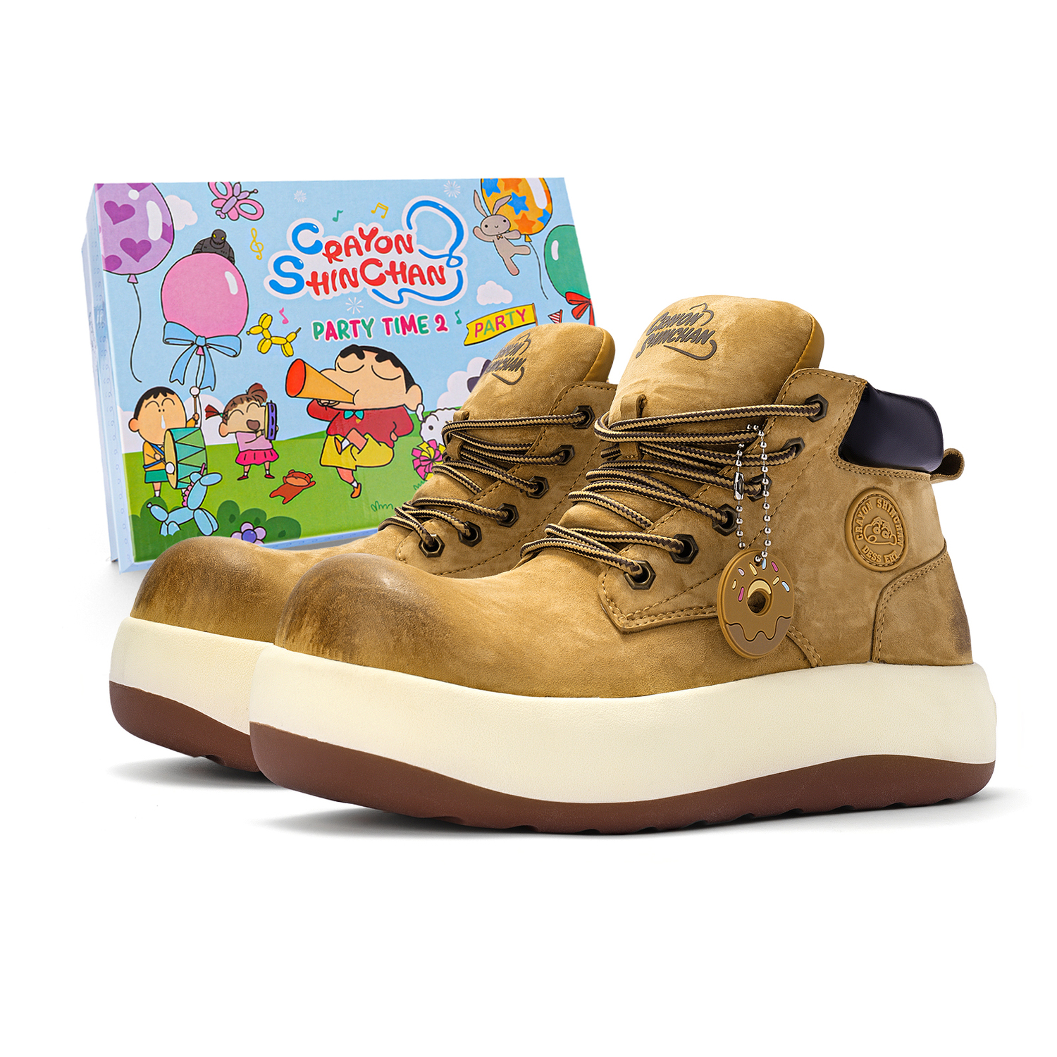 

Crayon Shinchan Короткие мартинсы унисекс цвета хаки, цвет Khaki