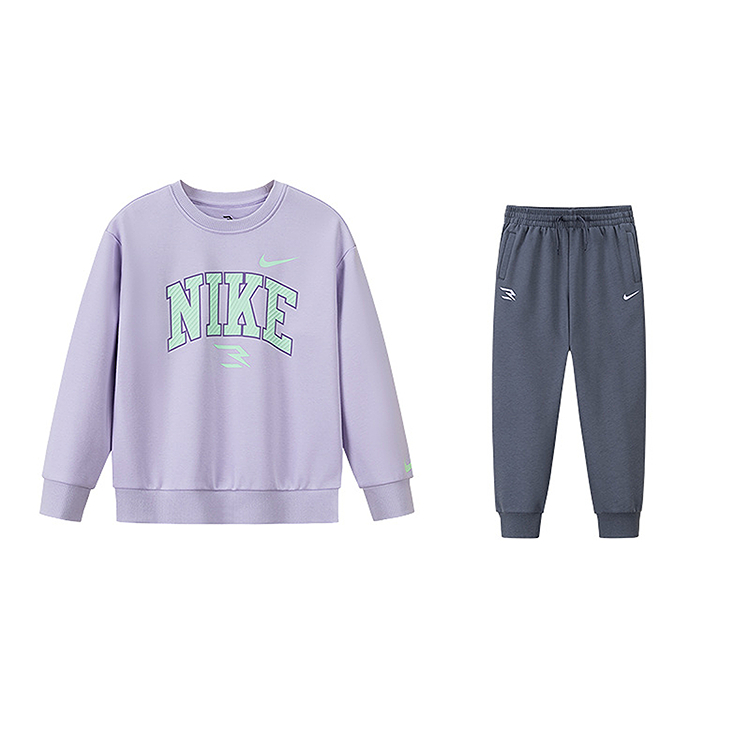 

Детский спортивный комплект Casual Sportswear 2 Piece Set Nike, фиолетовый