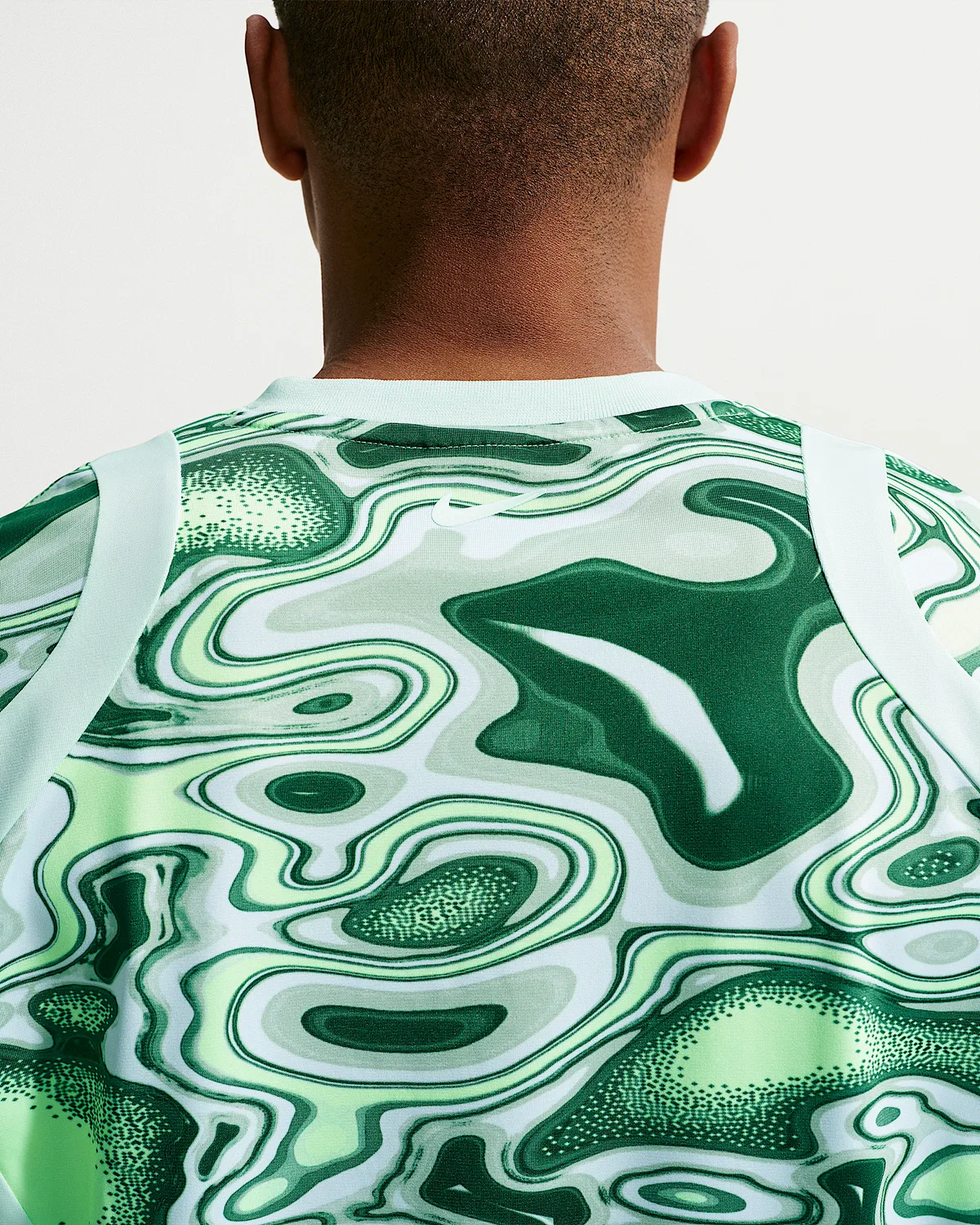 Мужская футболка с коротким рукавом Nike Project F.R.O.G. Liquify, Barely Green/Barely Green/Barely Green — фото 2