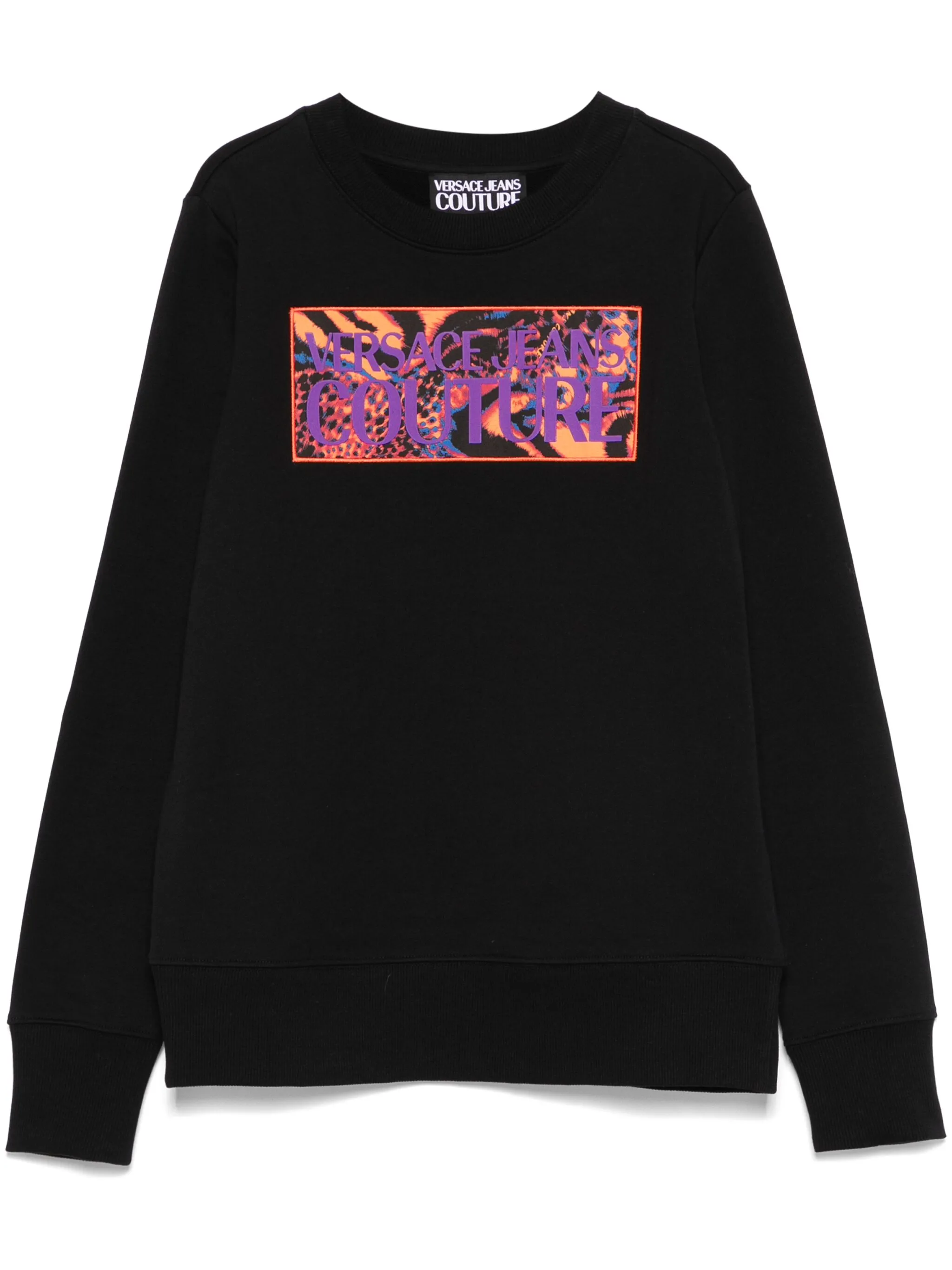 

Толстовка с нашивкой-логотипом Versace Jeans Couture, черный