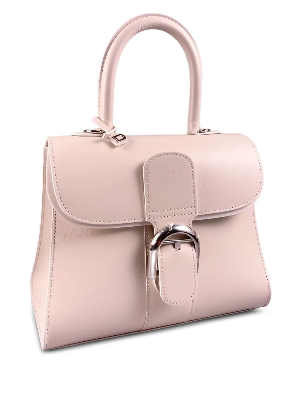 

Кожаная сумка-тоут Brilliat PM с застежкой-пряжкой Delvaux, нейтральный
