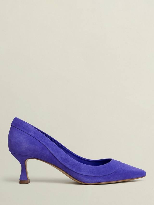 Туфли Faye из замши на низком ходу Hobbs, Allium Blue